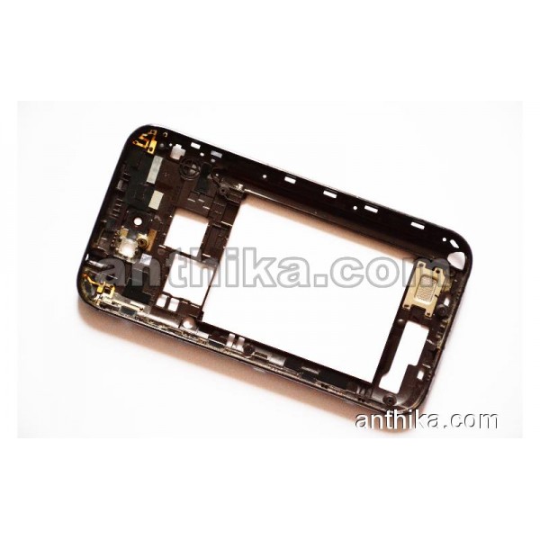 Samsung Galaxy Note 2 N7100 Kasa Original Middle Cover Brown Used