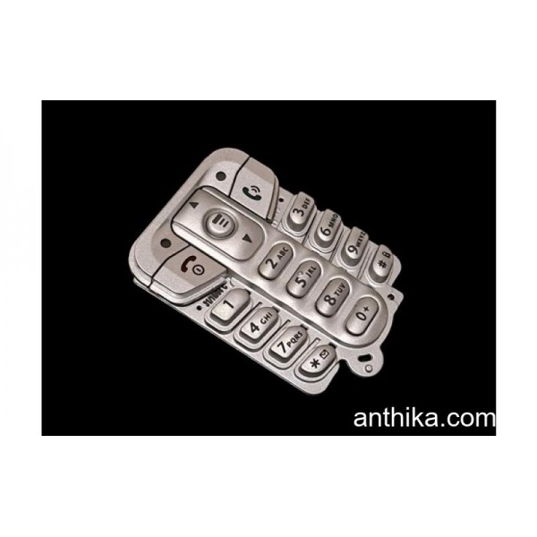 Motorola c205 Tuş Original Keypad Silver New