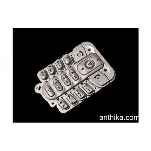 Motorola c205 Tuş Original Keypad Silver New