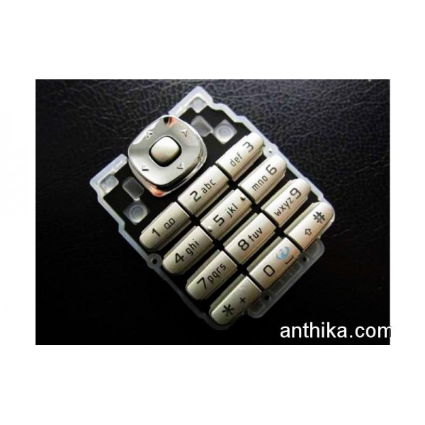 Nokia 6030 Tuş Orjinal Keypad Champagne 9797923