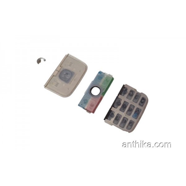 Nokia 5700 Joystick Tuş Media Numeric Menu Keypad Silver New