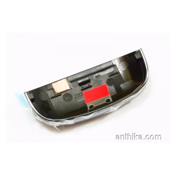 Nokia C2-02 Kapak Orjinal Deco Cover Rear Silver 0258366