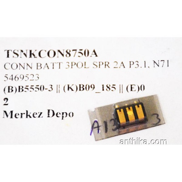 Nokia N71 Batarya Konnector Original Battery Conne...