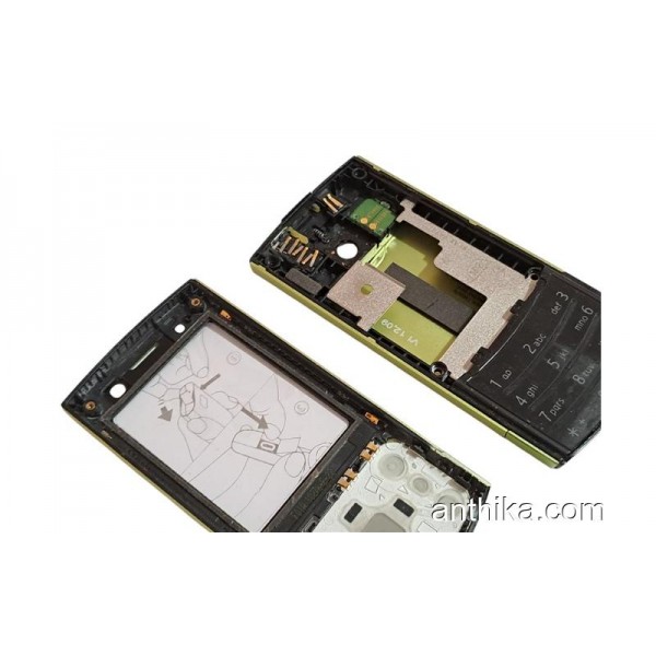 Nokia 6700 Slide Kapak Kasa Tuş Original Housing Green New