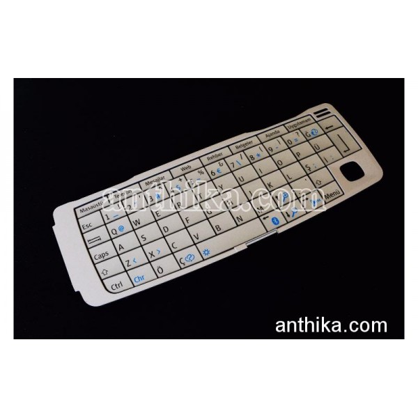 Nokia 9300 Klavye Tuş Original QWERTZ Keypad Turk...