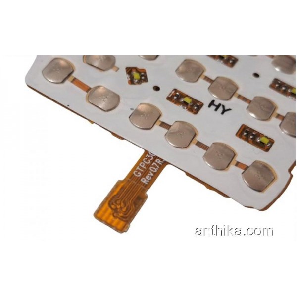 Samsung C3010 Tuş Board Flex Film Ui Keypad Board Flex Cable New