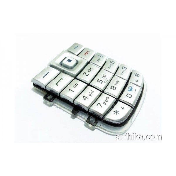 Nokia 6020 6021 Tuş A++Kalite Keypad Silver New
