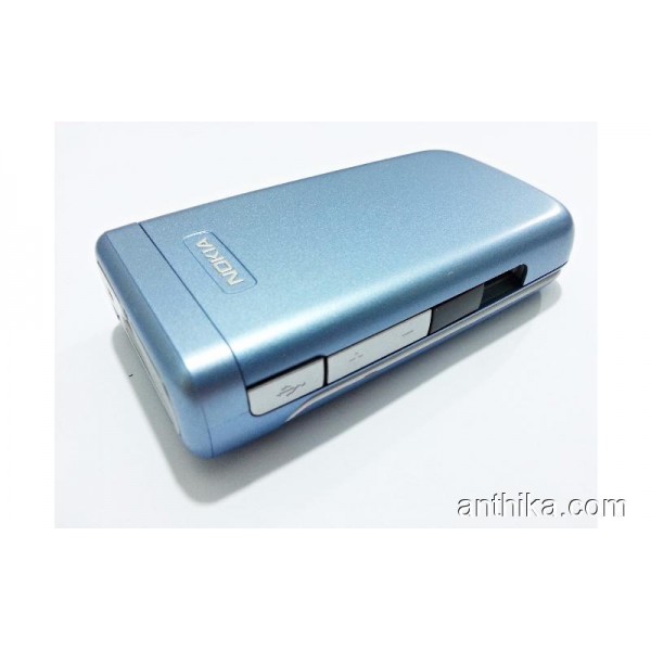 Nokia 6290 Orjinal Full Kasa Kapak Housing Cover Blue