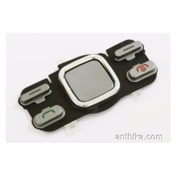 Nokia 6600i Slide Tuş Orjinal Keypad Grey Used