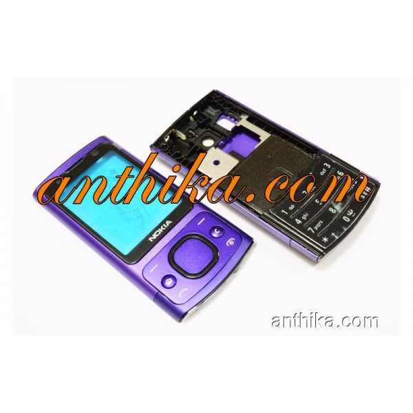Nokia 6700 Slide Kapak Tuş Kasa Orjinal Kalitesinde Full Housing Purple