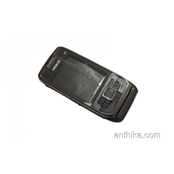Nokia E66 Kapak Kasa Kalite Full Housing Gray New
