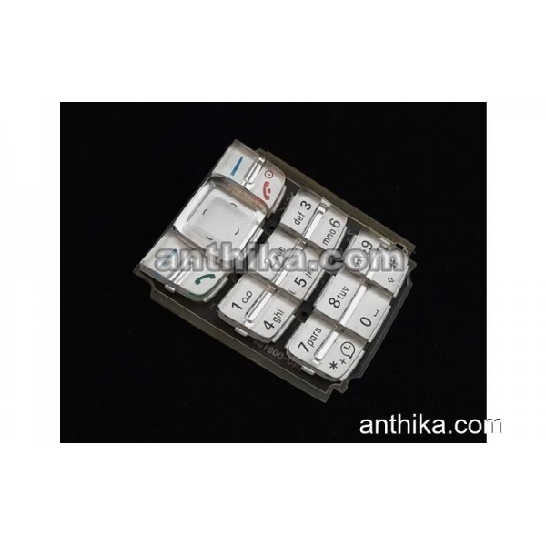 Nokia 1600 Tuş Original Keypad Silver New Conditi...