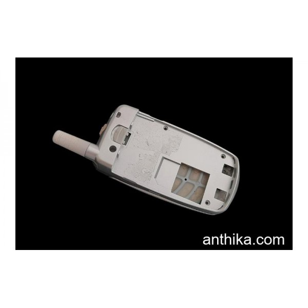 Samsung A800 Kapak Kasa Tuş Anten Original Full Housing Silver Used