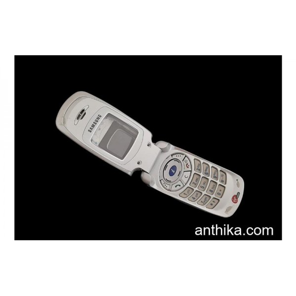 Samsung A800 Kapak Kasa Tuş Anten Original Full Housing Silver Used