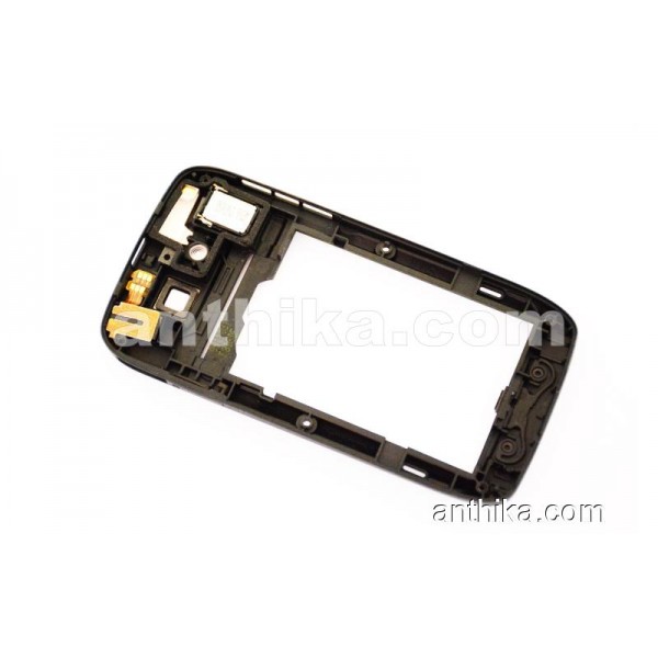 Nokia E72 Kasa Buzzer Soket Flex Orjinal Middle Cover Black Used
