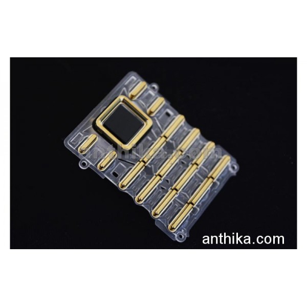 Nokia 6080 Tuş Original Keypad Gold New 9799788