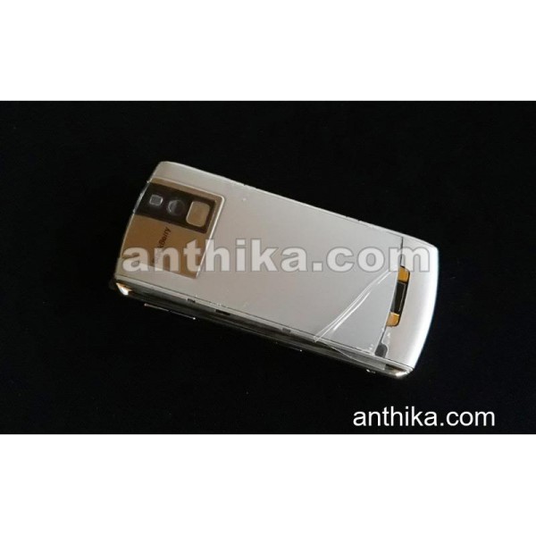 Blackberry 8100 8110 8120 Kapak Kasa Tuş Original Full Housing Silver New