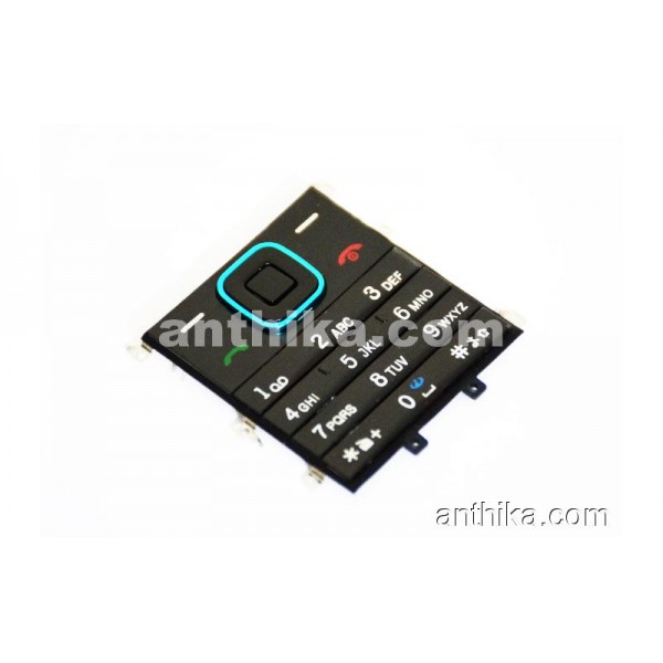 Nokia 5000 Tuş Original Keypad Blue Black New