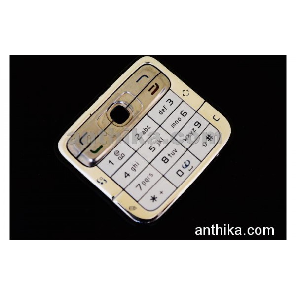 Nokia N73 Tuş High Quality Keypad Silver White Ne...
