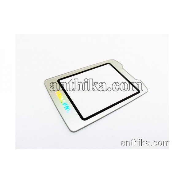 Samsung E490 Lens Cam Original Lcd Glass Silver New