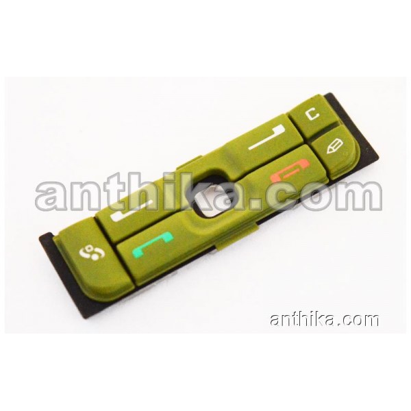 Nokia 3250 Tuş Original Menu Keypad Green New 979...