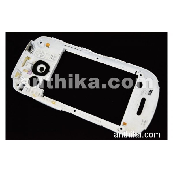 Samsung Galaxy 3 Apollo i5800 i5801 Kasa Original Middle Cover White Used