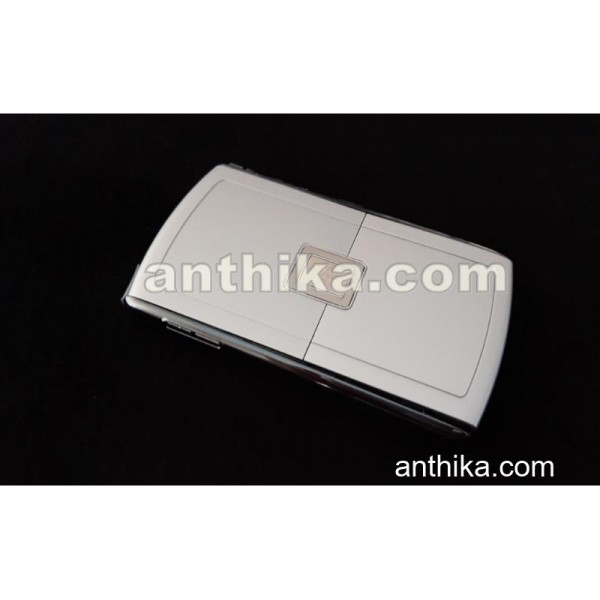 Blackberry 8820 8830 Kapak Kasa Tuş Original Full Housing Silver New