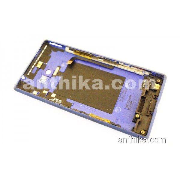 HTC Windows Phone 8X Kasa Kapak Original Middle Cover Blue Used