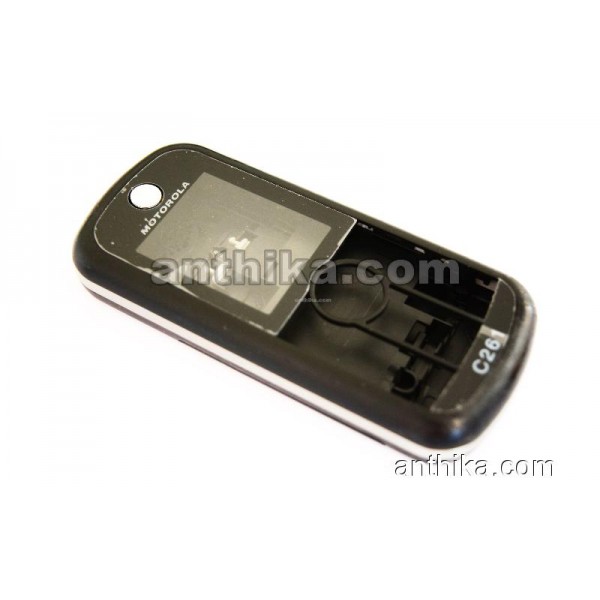 Motorola C261 Kapak Kasa Original Housing Black Ne...