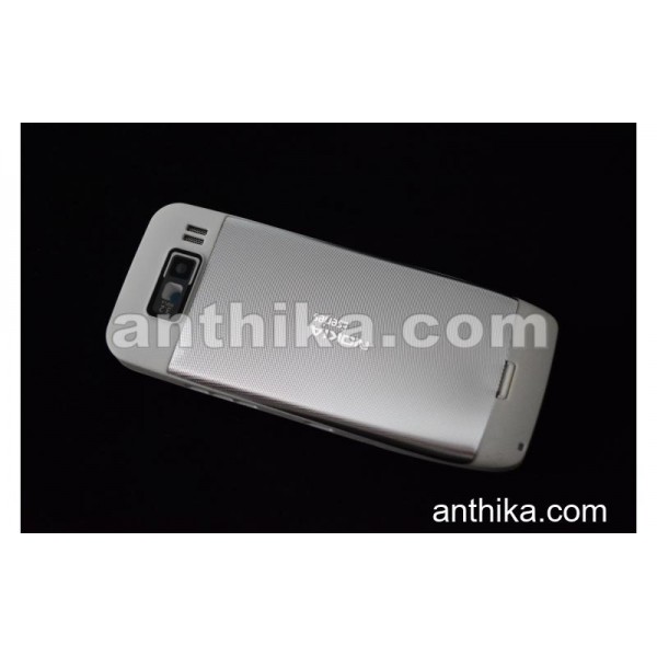 Nokia E55 Kapak Kasa Tuş High Quality Full Housing Silver White New
