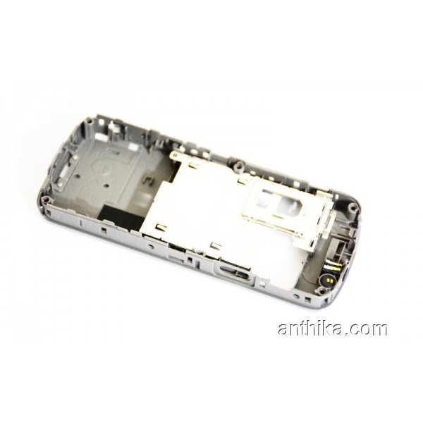 Nokia 3109 Classic Kasa Soket Mikrofon Original Middle Cover Grey New