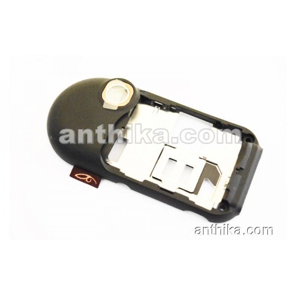 Nokia 7373 Kasa Original Middle Cover Black New