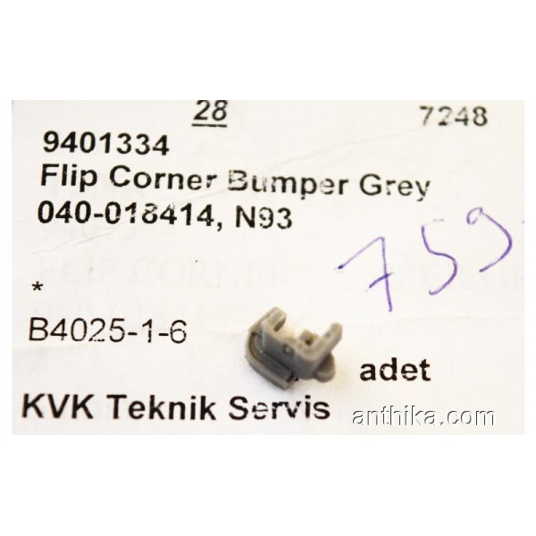 Nokia N93 Flip Corner Bumper Grey New 9401334