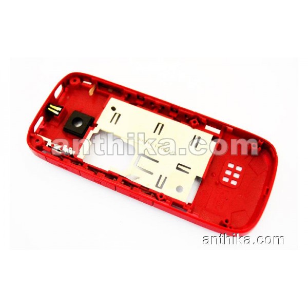 Nokia 5130 XpressMusic Kasa Original Middle Cover Red Used