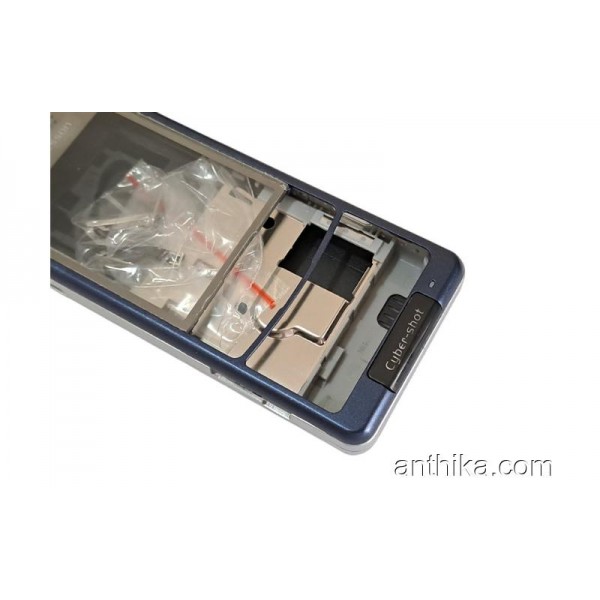 Sony Ericsson c510 c510i Kapak Kasa Housing Navy Blue New