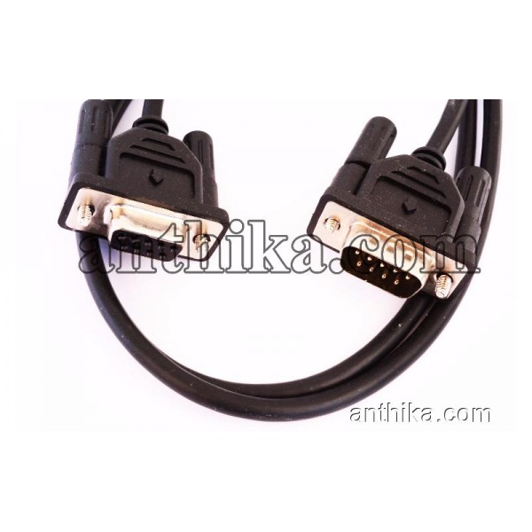9 Pin Male Female Modem Cable 9 Pin Dişi Erkek Ka...