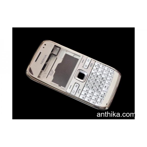 Nokia E72 E72i Kapak Kasa Tuş Original Housing Wh...