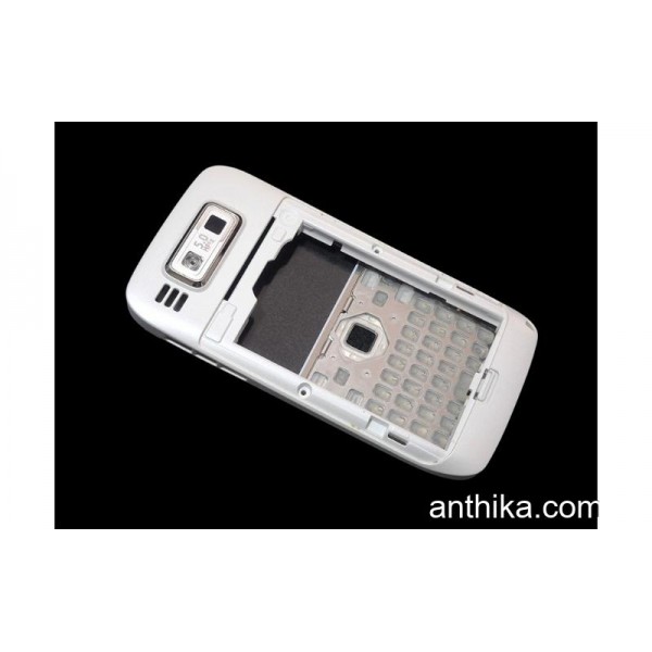 Nokia E72 E72i Kapak Kasa Tuş Original Housing White Good Condition