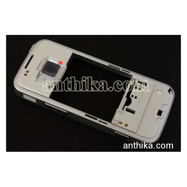 Nokia N78 Kasa Orjinal Full Middle Cover Frame Sil...
