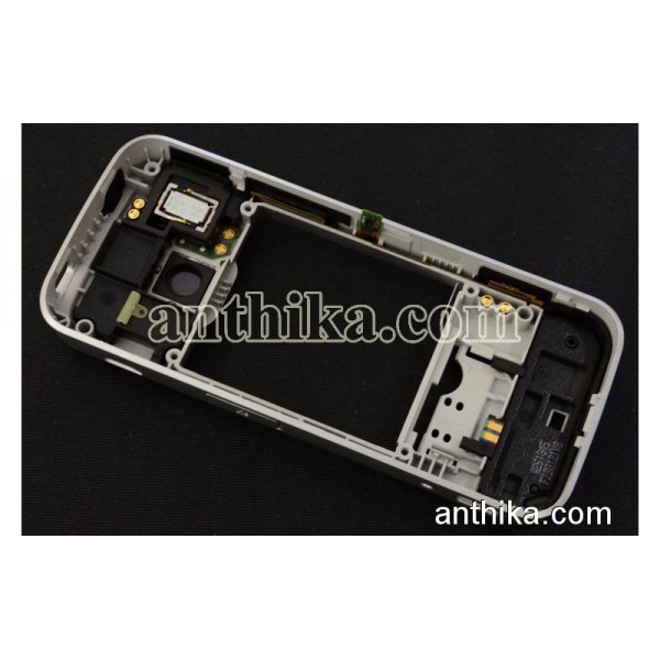 Nokia N78 Kasa Orjinal Full Middle Cover Frame Silver New 0251845