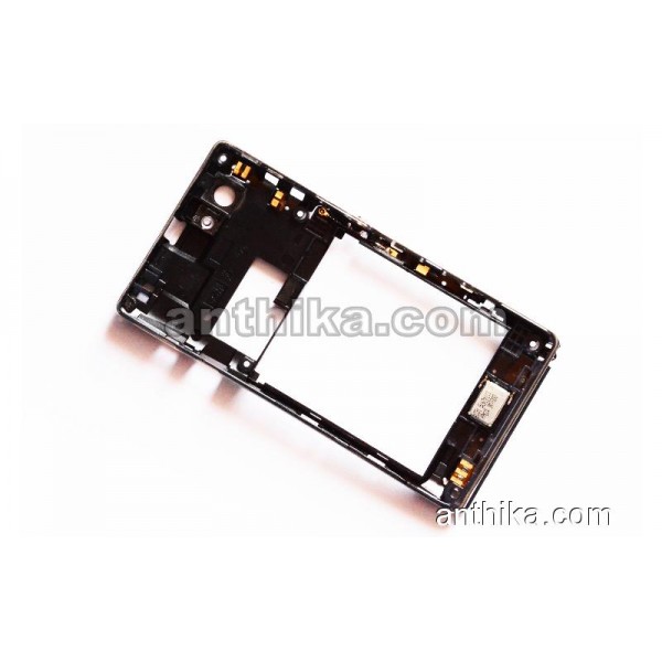Sony Xperia L C2104 C2105 Kasa Original Middle Cover Black Used