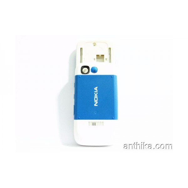 Nokia 5200 Kapak Tuş Full Kasa A++Kalite Housing Blue White