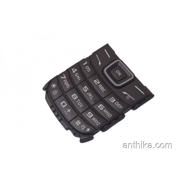 Samsung E1200 E1205 Tuş Original Keypad Black New