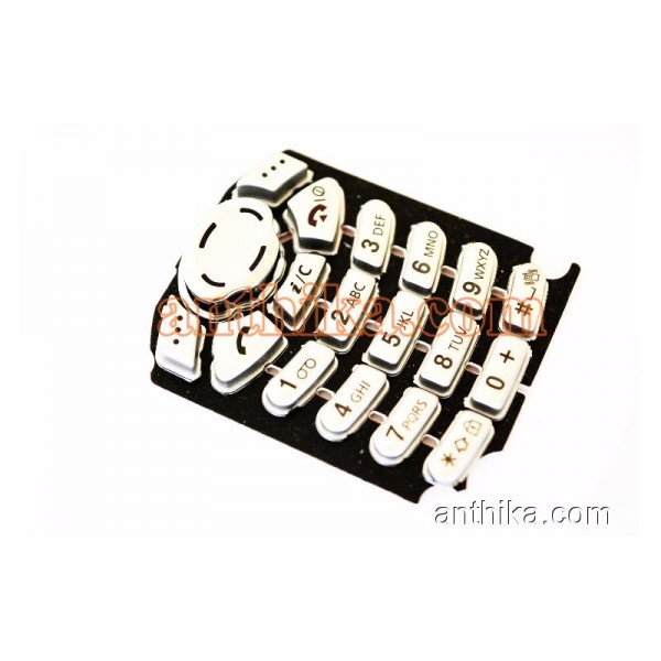 Samsung C110 Tuş Original Keypad Silver New