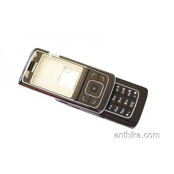 Nokia 6288 Kapak Kasa Tuş Original Full Housing Black New