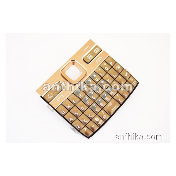 Nokia E72 Tuş Original Keypad Brown New