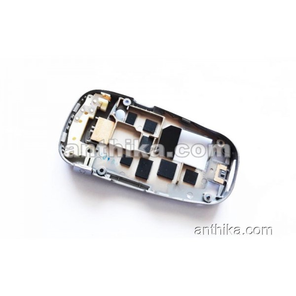 Samsung E620 Kasa Original Middle Cover Silver New Condition