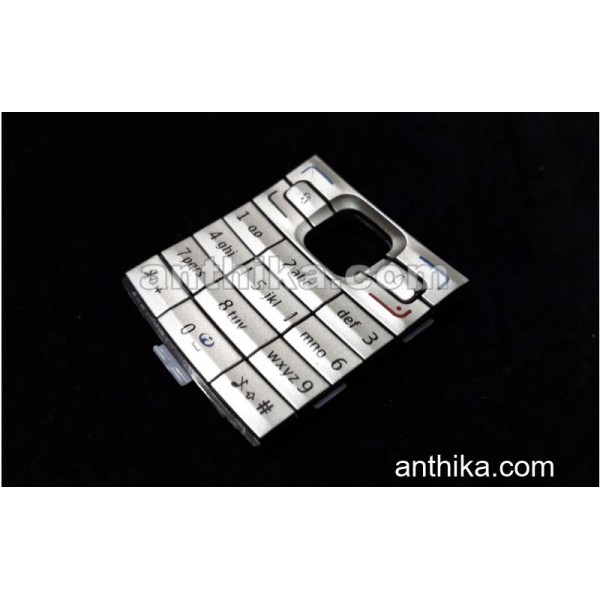 Nokia E50 Tuş Original Keypad Silver New Condition