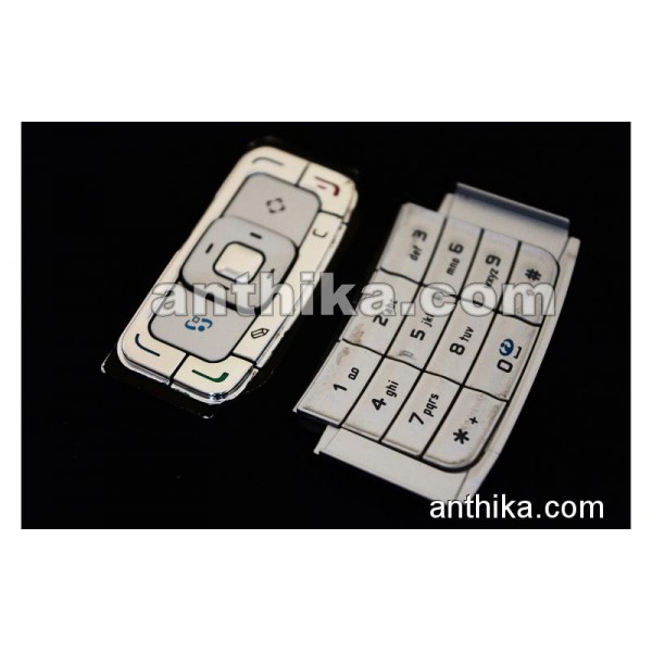 Nokia N95 Tuş High Quality Keypad Silver New