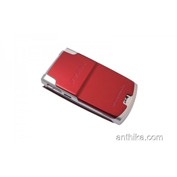 Samsung E490 Kapak Kasa Tuş High Quality Full Housing Red New